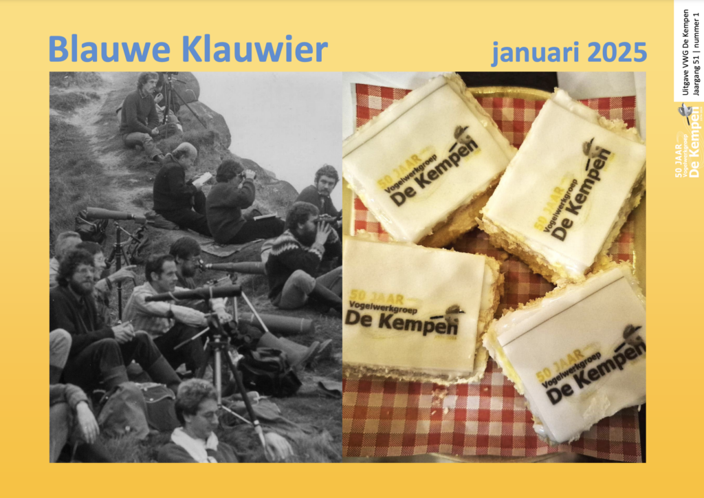 Blauwe Klauwier januari 2025